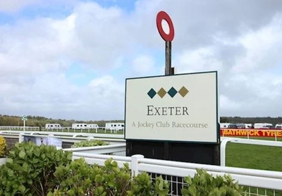Exeter Racecourse Sign
