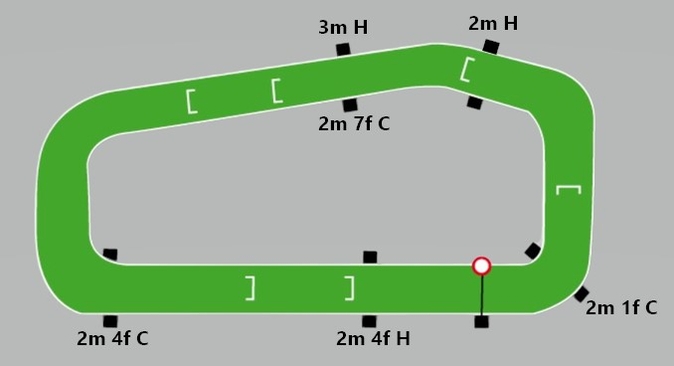 Tipperary Racecourse Jumps Map