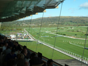 View of Cheltenham Racecourse from Grandstand